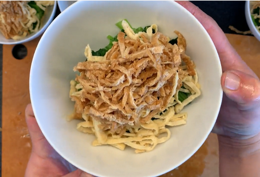Komatsuna & Inari Salad