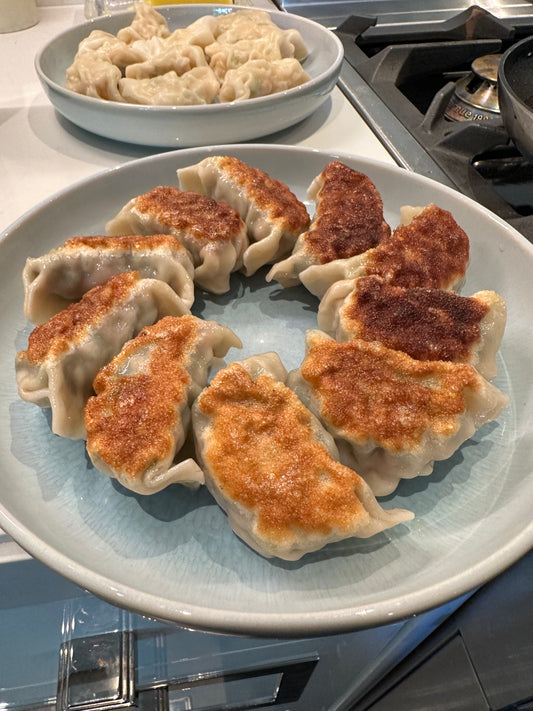 Shrimp & Kimchi Gyoza